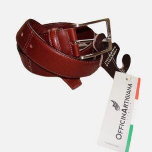Officina Artigiana Leather Belt Made in Italy